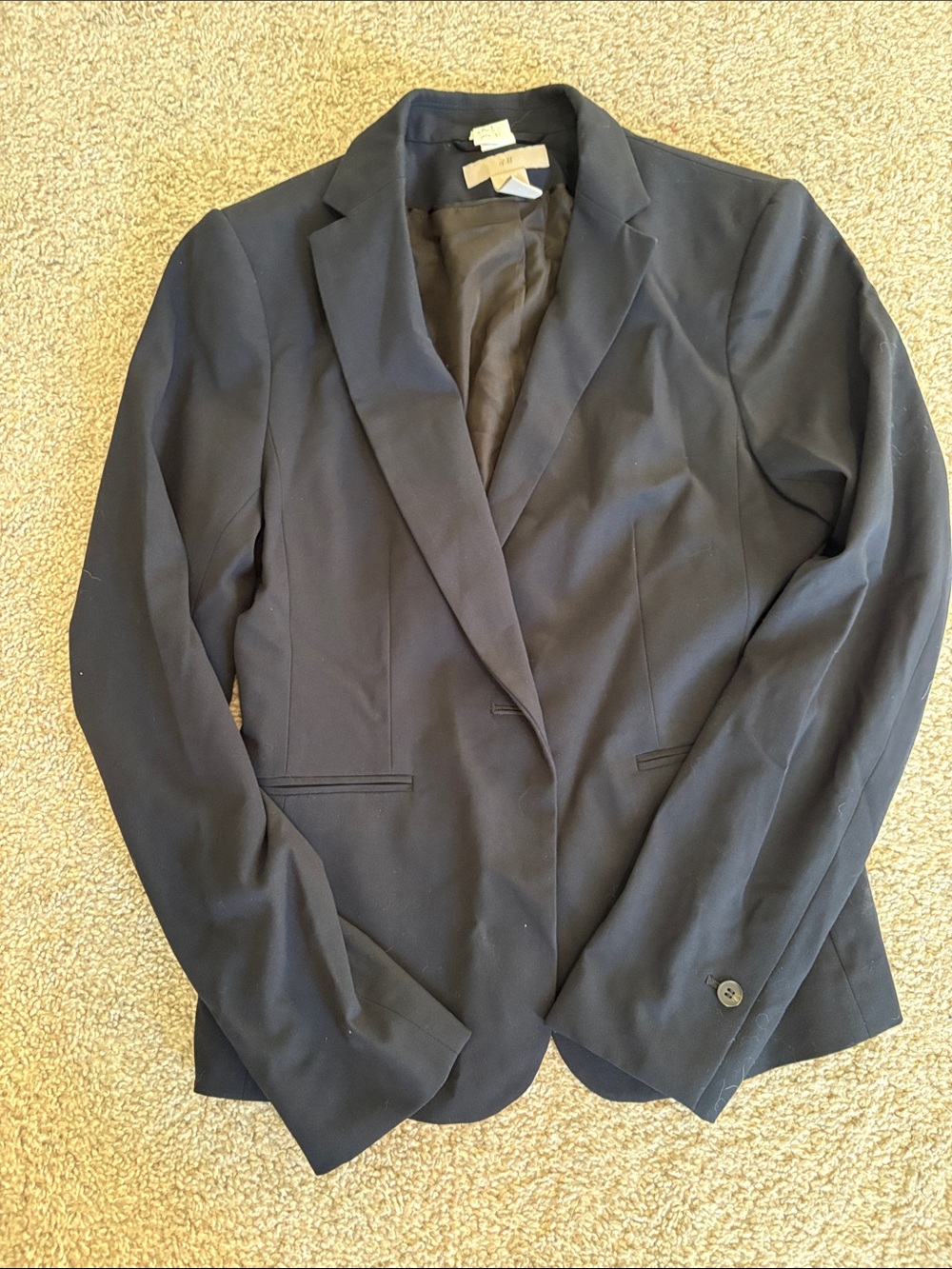 H&M Women's Black Single-Button Blazer